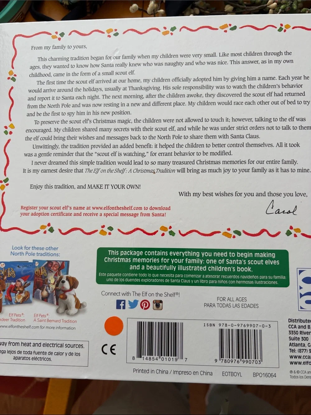 Holiday Storybook - Red & White